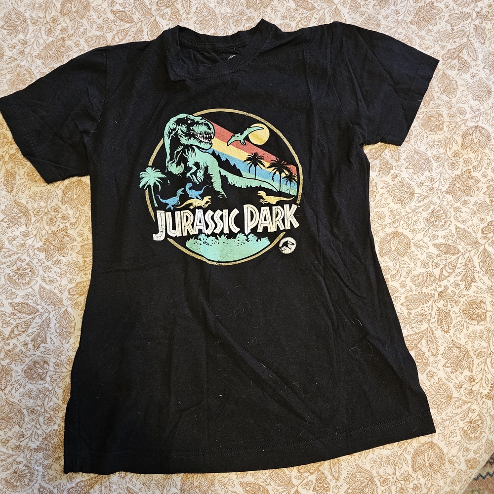 Jurassic Park Black Graphic Tee